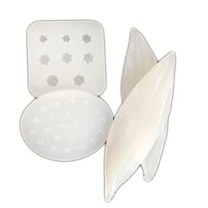 TEMU 꽃 센터 제작용 미니 민들레 부드러운 점토 몰드 4개 세트. 민들레 잎과 질감 몰드가 특징입니다.