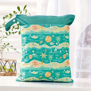 TEMU 1개 습식 건식 가방, 수영 캠핑 여행 체육관 해변용 정리 파우치, 기저귀 교체 가방, 젖은 빨래 보관 가방, 기저귀 가방