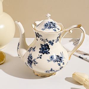 TEMU 1개 세라믹 커피 포트 및 티포트, 주방, 식당, 거실, 오후 티, 차, 커피, 우유, 과일 주스, 결혼식, 연회, 선물 및 생일에 적합한 냉수 주그