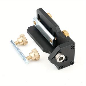 TEMU 수동 알루미늄 탭핑 보조 도구 - 20#/30#/40# 알루미늄 프로필용 조절 가능한 정밀 지그 로케이터, 스테인리스 스틸 탭 슬리브가 있는 컴팩트 DIY 가구 나사산 제작 보조기, 전원 불필요, 금속 작업 액세서리 | 견고한 구조 | 고품질 부품