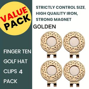TEMU 4pcs 골프 모자 클립 - 강력한 자석이 있는 주석 합금, 금속 볼 마커용 자석 모자 클립, 골프 코스 액세서리, 모자, 장갑, 목걸이에 적합 - 골퍼를 위한 - 골프 및 연습에 완벽 - 골프 애호가를 위한 훌륭한 선물