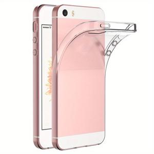 TEMU 휴대폰 케이스 - 아이폰 5 / 5S용 슬림하고 유연한 투명 보호 커버