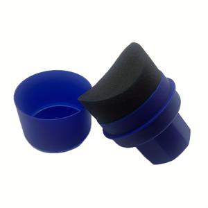 TEMU 인체공학적 그립 & 이중 질감 스폰지가 있는 쉬운 잡기 핸들 컨투어 타이어 와이프 브러시 - 화학물질 없는 자동차 타이어 클리너, 차량 세차 액세서리, 컴팩트 디자인, 내구성 있는 구조, 차량 청소용품|타이어