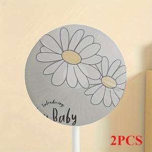 TEMU 팬 커버 2개 세트, 전기 선풍기 완벽 패키지, 먼지 방지 커버, 범용, 바닥 선풍기용 세탁 가능한 슬리브