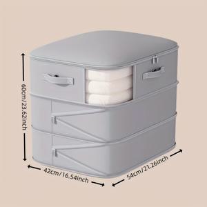 TEMU 대용량 공간 절약 압축 보관백 지퍼 클로저 - 강력한 나일론 옷, 침구, 여행용 정리함 - 집, 이사, 수납용 스택 가능 압축 백 (핑크, 베이지 등 4가지 색상) - 옷장, 침대 밑 정리, 효율적 공간 절약, 튼튼한 손잡이 기능, 컴팩트 디자인, 강화된 솔기, 홈 오거나이저