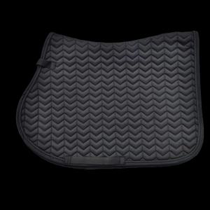 TEMU 클래식 안장 패드 - 우아한 퀼팅 디자인, 터치 테이프 고정 루프, 땀 흡수 내재재질, 280g/m² 패딩 및 10mm 폼으로 뛰어난 압력 분산