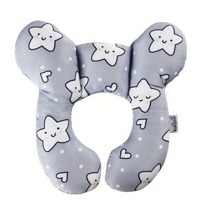 TEMU 크리스마스 선물 베이비 편안한 머리 지지 베개, 카시트 유모차 여행용 베이비 목베개, 머리와 목을 위한 베이비 여행용 베개, 업그레이드된 양면 카툰 패턴 베이비 지지 베개, 베이비 생일 여행 축제 선물에 이상적