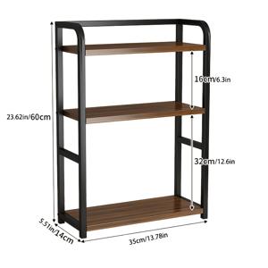 TEMU 1개 주방 수납 선반, 다층 데스크탑 스파이스 수납 선반, 캐비닛 큐빅 오프-서피스 선반, 홈 정리 및 수납 솔루션