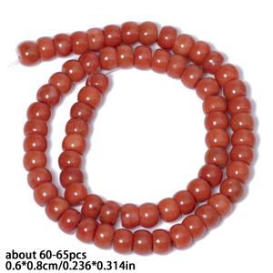 TEMU 부드러운 마감의 고급스러운 빨간색 산호 루즈 로넬 베드. 팔찌와 목걸이와 같은 우아한 매력의 주얼리 제작에 적합하며 크리스마스 선물로도 이상적입니다.