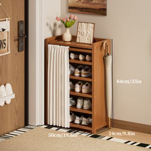 TEMU 공간 절약형 신발 정리대 및 캐비닛, 간편한 조립, 쌓을 수 있고 확장 가능한 신발 수납, 거실, 기숙사 및 임대 집에 적합.|거실장