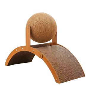 TEMU 페리스 휠형태의 고양이 긁기 공과 보드, 소형 고양이/강아지 & 토끼용. 내구성 있고 털빠짐 없는 로프 장난감 – 실내에서 완벽한 놀이 상호작용! 반려동물에게 필수적인 제품!