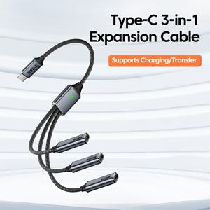 TEMU USB-C 3-in-1 멀티포트 어댑터 (USB-C, USB-A & USB-B 포트 포함) - 스마트폰, 태블릿, 노트북, 카메라, 드론, 게임 컨트롤러, 키보드, 마우스, 프린터, 스캐너, D, USB C 허브 멀티포트, USB 멀티포트 허브, USB 멀티포트, USB C 도킹 , Type C 허브를 위한 컴팩트 3-in-1 디자인