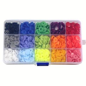 TEMU 플라스틱 포인원 T5 스냅 버튼, 가정용 누름식, 1440개 박스 세트