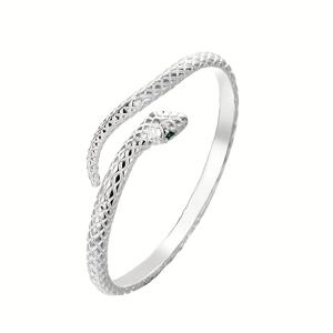 TEMU 우아하고 섹시한 녹색 눈 뱀 럭셔리 패션 여성 팔찌 - 친구를 위한 완벽한 선물. 일상 출퇴근, 파티, 음악 축제, 휴가, 연회에 이상적