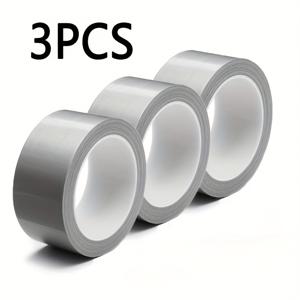 TEMU 3롤 고강도 방수 테이프 - 산업용 고강도 접착제, 잔여물 없는 강력 접착, 5cm x 10m (총 30미터) - 방수 및 방습 수리 테이프, 직물, 플라스틱, 목재, 금속용 - 실외, 가정용