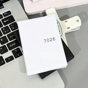 TEMU 2026 포켓 플래너 - 주간 & 월간 스케줄 북, 휴대용 콤팩트 액자, 소형 저널 노트북, 사무실, 학생 & 여행자를 위한 완벽한 크리스마스 선물, 업무용 플래너, 학생 플래너, 세련된 플래너, 튼튼한 커버|달력|달력