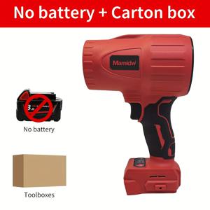 TEMU 밀워키 18V 무선 터보 블로워 - 38000 RPM 브러시리스 핸드헬드 에어 블로워, 고속 팬 내장, 밀워키(18V 리튬이온) 호환, 먼지 제거, 낙엽 날림, 애완동물 털 및 잔해 처리용 - 헤비듀티 전동 공구