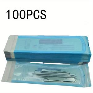 TEMU 100/200개 자체 접착 네일 아트 도구 가방 - 2사이즈 일회용 네일 테크니션용, 매니큐어 & 페디큐어, 네일 살롱 및 매니큐어 보관에 적합