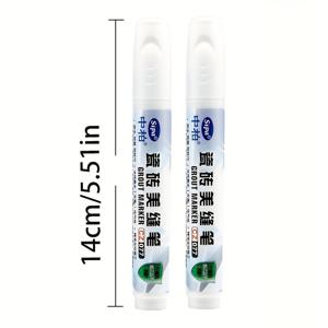 TEMU 영구 방수 타일 페인트 마커 펜 - 내구성 강한 플라스틱 마커, 영구 잉크, 도자기, 욕조, 샤워방 및 그라우트 라인용 - DIY 타일 리모델링에 이상적 (호환 가능)