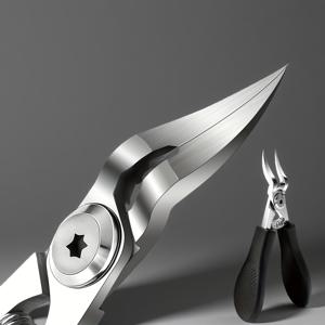 TEMU 1개 두꺼운 손톱 및 발톱용 헤비듀티 네일 클리퍼 - 전문가용 발톱 & 손톱 트리머, 날카로운 곡선형 블레이드, 스테인리스 스틸, 성인용, 남성 & 여성용 - 발톱 & 손톱 관리 도구|손톱깎이