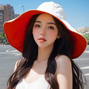 TEMU 양면, 자외선차단, 여성용, 와이드, 빅사이즈, 버킷햇, 챙 넓은 모자, 벙거지, 햇빛가리개, 썬햇, 리버시블, 여름|여름모자