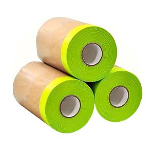 TEMU 3개 롤 페인팅용 사전 테이프 마스킹 종이, 테이프 및 드레이프 페인터 종이, 페인트 접착 보호 종이 롤, 스커팅, 프레임, 자동차 및 자동차 차체 덮개