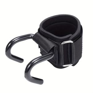 TEMU 1pc 역도 그립 후크, 후크가 있는 풀업 보조 손목 밴드, 역도 후크, 덤벨 및 수평 바용 하드 풀 부스터