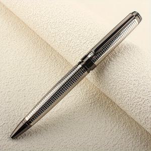 TEMU 금속 볼펜 스틱, 중간 굵기, 비즈니스, 학교 및 사무용품 - 둥근 몸체 모양, 14세 이상 적합