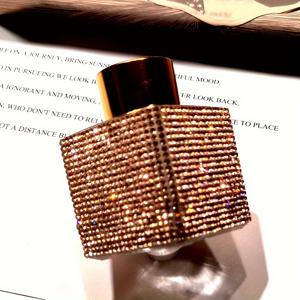 TEMU 럭셔리 50ml 사각 유리 아로마테라피 디퓨저 병 - 우아함, 손세탁 전용, PVC 프리 홈 & 카 데코용, 빈 병, 인레이