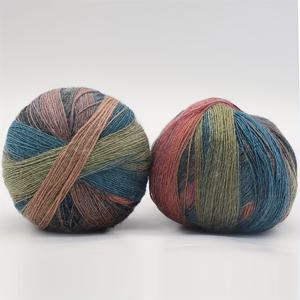 TEMU 양모 실 2스풀 - 밝은 무지개 그라데이션 얀, 숄, 스웨터, 모자, 스카프 및 기타 액세서리 뜨개질 및 코바늘 뜨개질에 이상적 - 부드럽고 포근한 신상 얀 - 총 무게 200G/7.05Oz