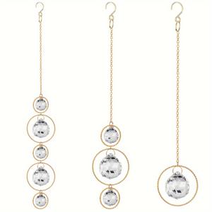 TEMU 우아한 선 캐처 - 무지개 빛 반사기와 면 처리된 유리 장식, 골든톤 체인 홈 & 가든 장식 | 크리스마스, 추수감사절 & 집들이 선물, 창문 장식에 이상적 | 장식용 체인 | 유리 프리즘, 무지개 장식