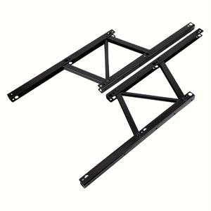 TEMU 접이식 리프트 테이블 (관절형), 커피 테이블용 가스 유압 리프트 메커니즘, 블랙 색상의 스탠딩 데스크 가구용 고강도 리프트 프레임