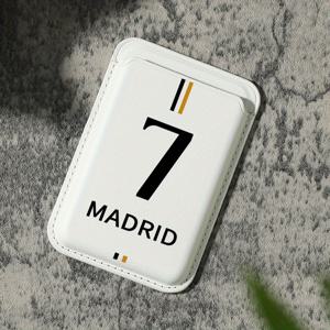 TEMU 럭셔리 패셔너블한 7 패턴 인조 PU 가죽 자석 카드 홀더, 아이폰 16 15 14 프로 맥스용 PU 가죽 지갑 부착물, 1-2장의 카드 보관 가능, 내장 보안 포켓 장착