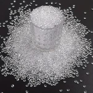 TEMU 4495개 투명 아크릴 라인스톤 비즈 - 반짝이는 소형 플라스틱 꽃병 필러, 웨딩 & 생일 파티 장식, 선물 상자 채우기, 메이크업 브러쉬 홀더 제작용 공예 비즈 (0.157인치/0.4cm) - 대량 팩