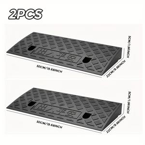 TEMU 헤비듀티 휴대용 차량 경사로 - 19.7x8.7x1.96인치 앞문턱 경사로 (잔디깎이, 자동차, 애완동물용)