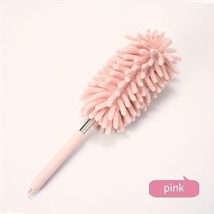 TEMU [2가지 색상 선택 가능] 360° 회전, 세척 필요 없는 접이식 깃털 먼지 제거기, 가정용, 먼지 제거, 소파 틈/커튼 위 청소 도구