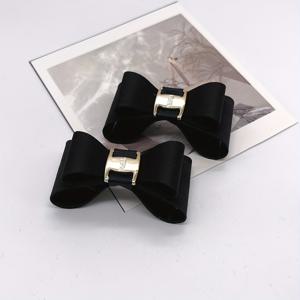 TEMU 여성 플랫 및 하이힐용 패셔너블하고 다재다능한 멀티컬러 새틴 원단 수제 리본 메탈 슈우 플라워, 신발 장식 액세서리