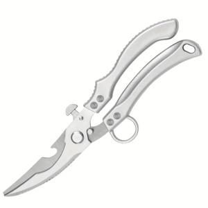 TEMU 안전 잠금 장치가 있는 가금류용 주방 가위, 고기 가위, 뼈 절단 가위, 닭 슬라이서|전동채칼