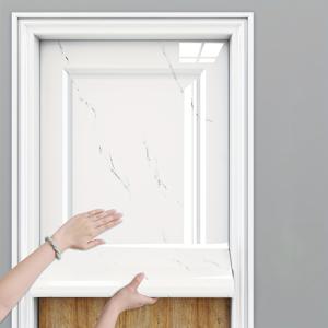 TEMU 기존 문 리모델링용 자가 점착 스티커, 철제 현관문 색상 변경, 보안문 변신용 벽지