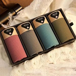 TEMU 남성용 아이스 섬유 속옷 4종 세트. 봄, 여름, 가을, 겨울에 다양한 색상으로 제공됩니다. 남아용 초박형 탄성 드로즈, 스포츠 및 캐주얼 웨어를 위한 다양한 스타일, 통기성 및 신축성 있는 옵션으로 매일 사용 가능합니다.