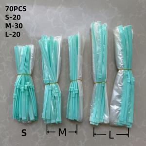 TEMU 재사용 가능한 누출 방지 지퍼 냉동 보관 백 (45/60/70/90개입) - 과일, 채소, 곡물, 육류 보관에 적합한 투명 PET 식품 보관 백, 냉장고 및 냉동고 정리용으로 설계, 주방 공간 절약에 필수적|냉동고