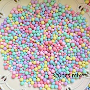 TEMU 320개 혼합 색상 레진 볼 장식 세트 (수제 다이어리, 헤어 액세서리, 폰 스트랩 제작용)