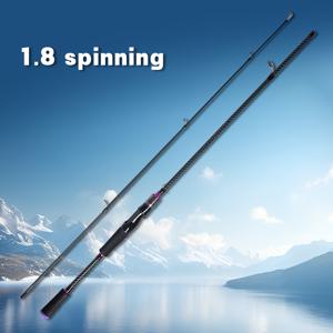 TEMU 이 제품은 모든 수조에 적합한 다용도 1.8미터 카본 파이버 낚싯대입니다. 미디엄 액션 핸들과 장거리 캐스팅 디자인을 특징으로 합니다. 강력한 골격과 함께 초경량으로 제작되었으며 블랙 및 퍼플 색상이 조합되어 있습니다. R