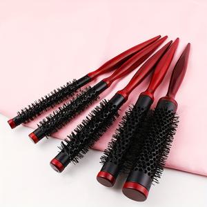 TEMU 헤어스타일링을 위한 알루미늄 튜브 컬링 빗 5개 세트, 살롱 또는 가정용으로 완벽, 초미세 컬을 연출하기 위해 디자인됨.