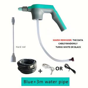 TEMU 1개 전기 압력 스프레이 노즐 - 조절 가능한 스프레이 헤드가 있는 핸드헬드 전기 스프레이어, 저전압 (플라스틱 병 호환, 전원 어댑터 별도 판매) - 정원 가꾸기, 세차, 청소용 - 내구성 강화형