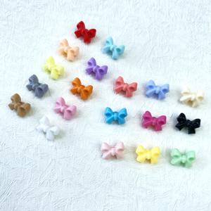 TEMU 400개 파스텔 미니 리본 구슬 - 10mm 미니 리본형 아크릴 참 마카롱 컬러 (,,,,) DIY 주얼리, 팔찌 스페이서, 헤어 액세서리 & 폰 체인 참 - 스위트 미니 리본 공예용