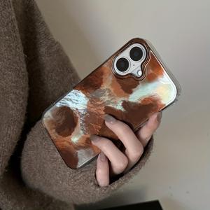 TEMU 휴대폰 케이스 - 레트로 커피 염색 브라운 가을/겨울 휴대폰 케이스, 아이폰 17, 17 Air, 17 Pro, 17 Pro Max, 16, 11, 13, 15, 15 Plus, 15 Pro, 15 Pro Max, 12, 14 Pro Max, XS, XR, 11 Pro Max, 12 Pro, 12 Pro Max, 13 Pro 등에 적합