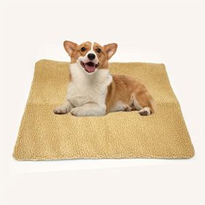 TEMU 고양이 침대, 초극세사 따뜻한 강아지 매트리스, 세탁 가능 미끄럼 방지 자가 발열 펫 침대, 소형 및 중형 고양이와 강아지용 실내외 사용 가능