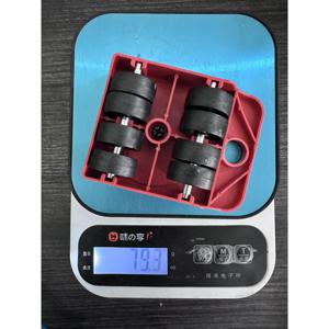 TEMU 1개 4-in-1 헤비듀티 가구 이동기 - 잠금 캐스터 및 미끄럼 방지 고무 패드 포함, 튼튼한 플라스틱 이동 시스템, 소파, 침대, 매트리스, 의자용 - DIY 이동, 다중 표면 보호, 스크래치 방지