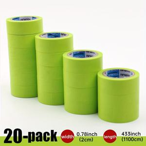 TEMU 20롤 대량 패키지 일본 와시 테이프 - 온도 저항성 제거 가능한 와시 접착 테이프, 스크랩북, DIY 공예, 저널링, 선물 포장용 와시 쌀 종이 - 다목적 장식 테이프 (대량 할인 가격)